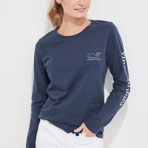 Vineyard Vines vintage wale long sleeve tee